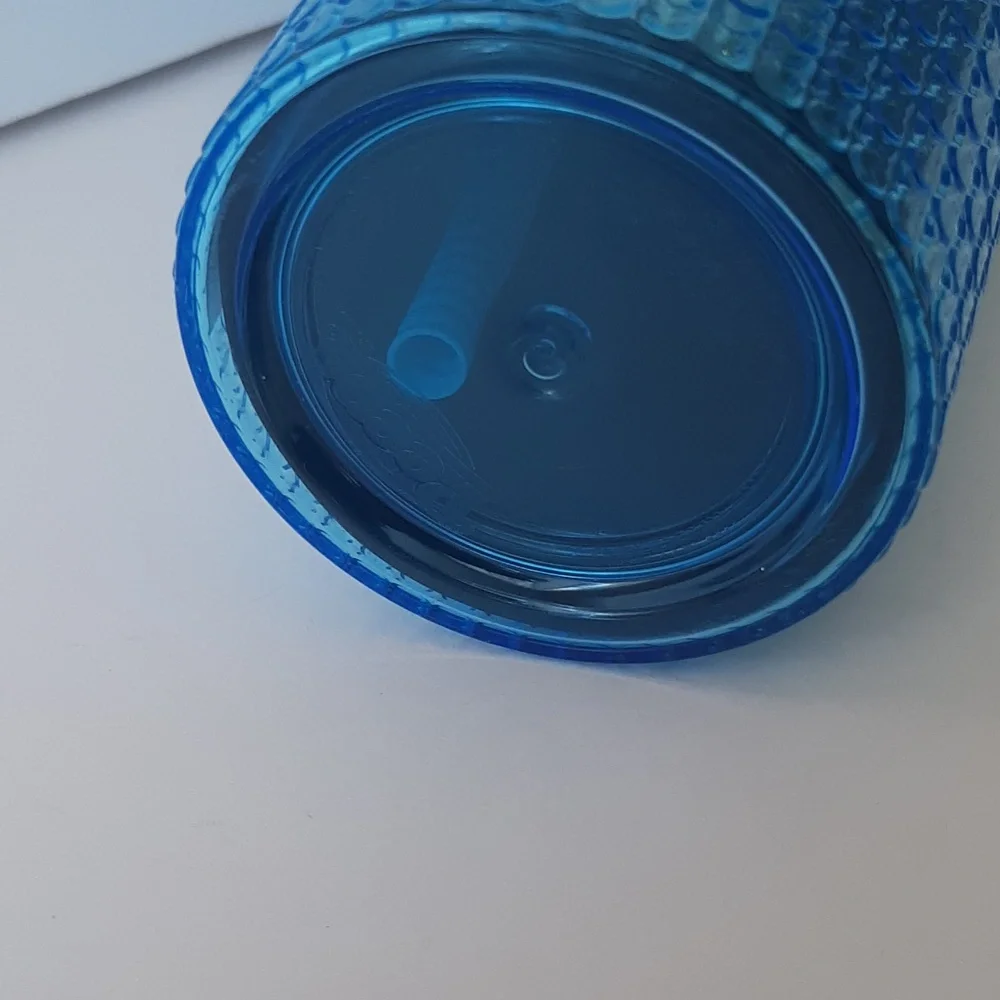 Peeps Blue Tumbler 24.5 oz Easter Bunny Ears Cup with Straw NWT - Picture 9 of 9